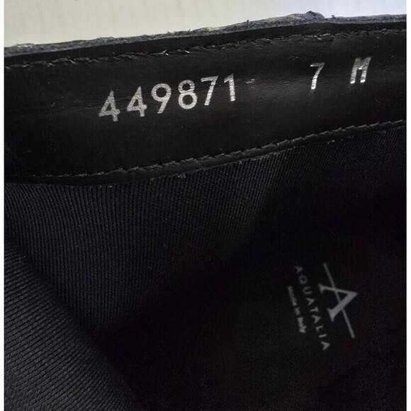 Aquatalia Women's Faelyn Snakeskin Embossed Leather Ankle Boots Cameral … - Picture 10 of 14